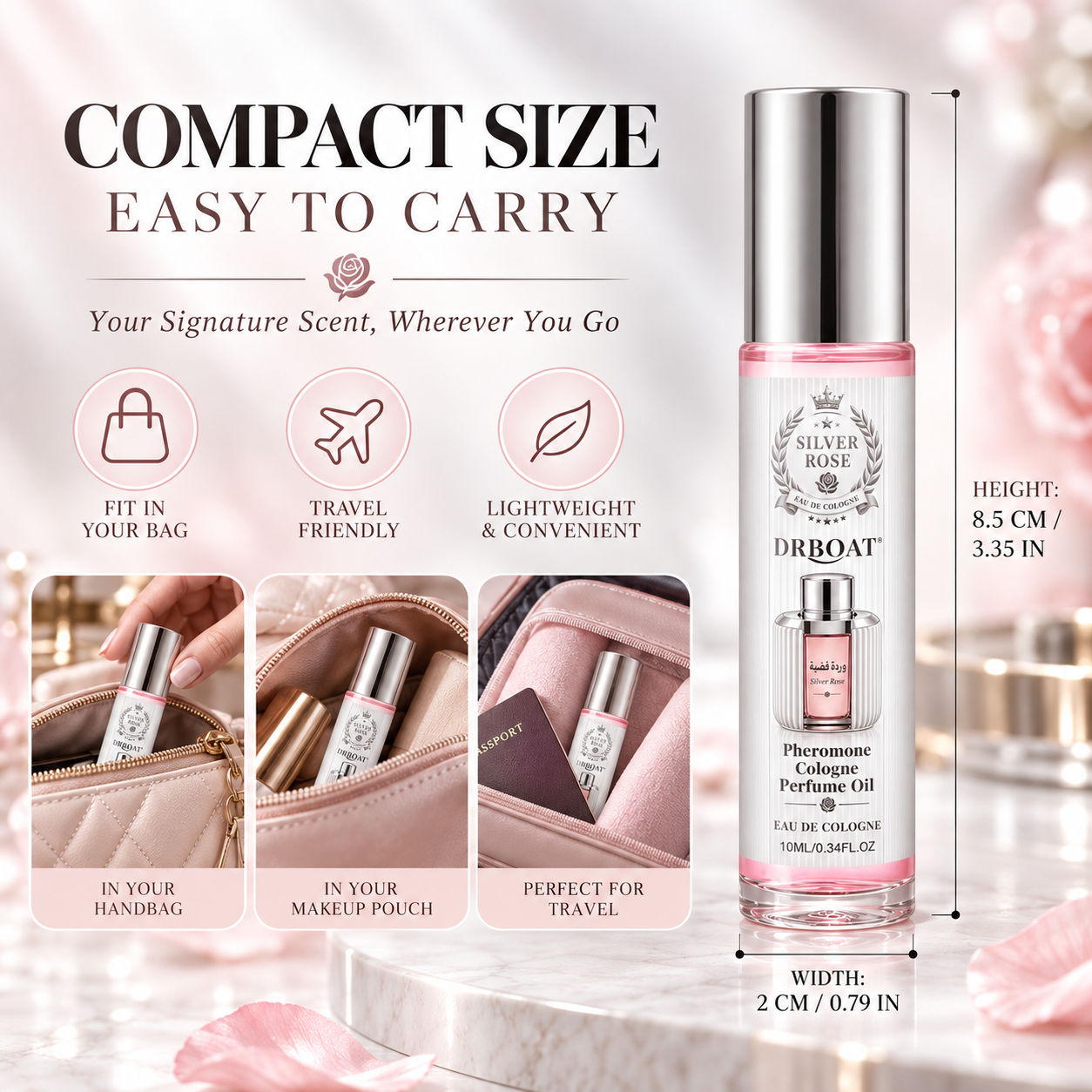 Silver Rose Roll-On Perfume Oi - đánh giá và giá Perfume Fragrance Concentration