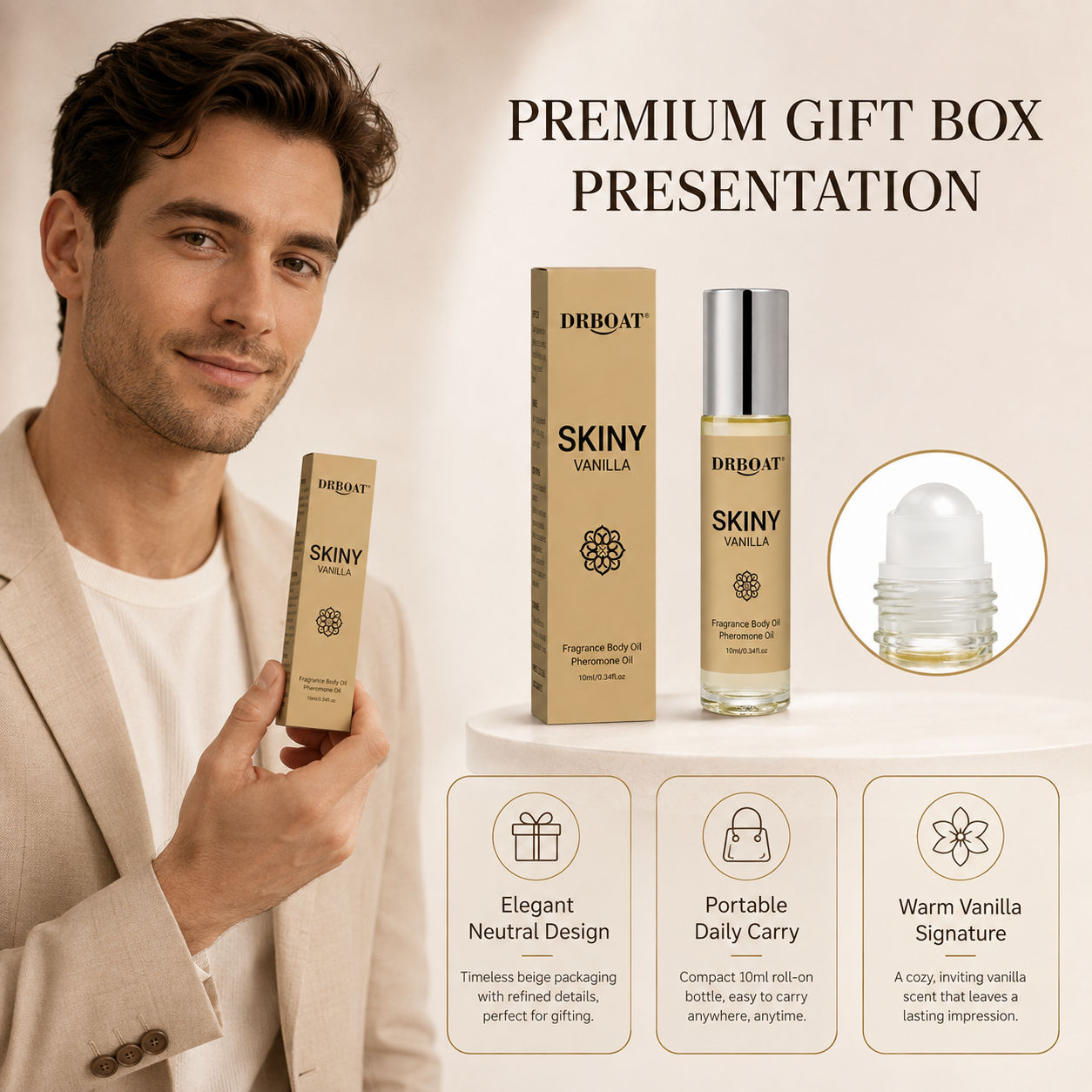 Men Roll On Fragrance Oil, Ski - đánh giá và giá Perfume Alcohol Fragrance