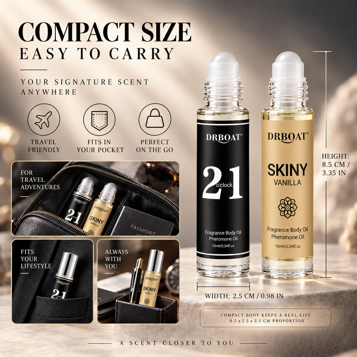 Men Roll On Perfume Oil, Caram - đánh giá và giá Perfume Alcohol Fragrance